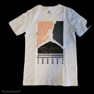 Jumpman 23 T-Shirt white pink black